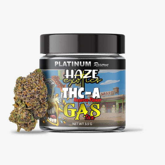 THC-A FLOWER / 3.5G JAR / GAS TAX / HAZE EXOTICS PLATINUM RESERVE