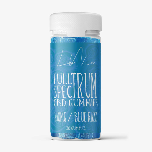 lima cbd full spectrum gummies 30 count blue razz