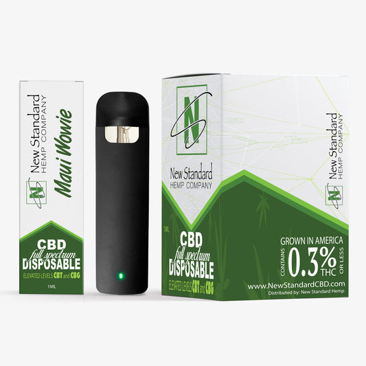 new standard hemp full spectrum cbd disposable 6 pack maui wowie