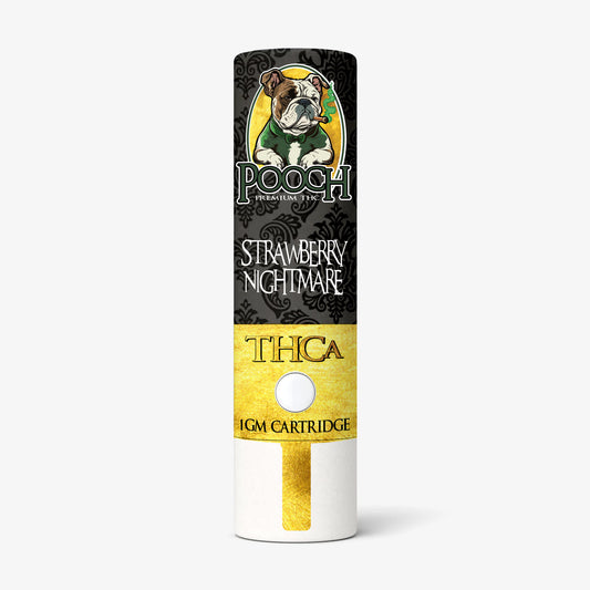 pooch thc-a cartridge 1 gram strawberry nightmare