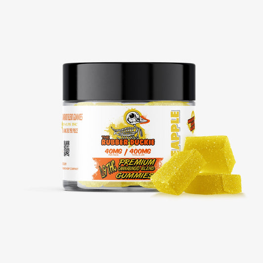 DELTA 9 THC BLENDED GUMMIES / RUBBER DUCKIE / PINEAPPLE 400mg / 10ct