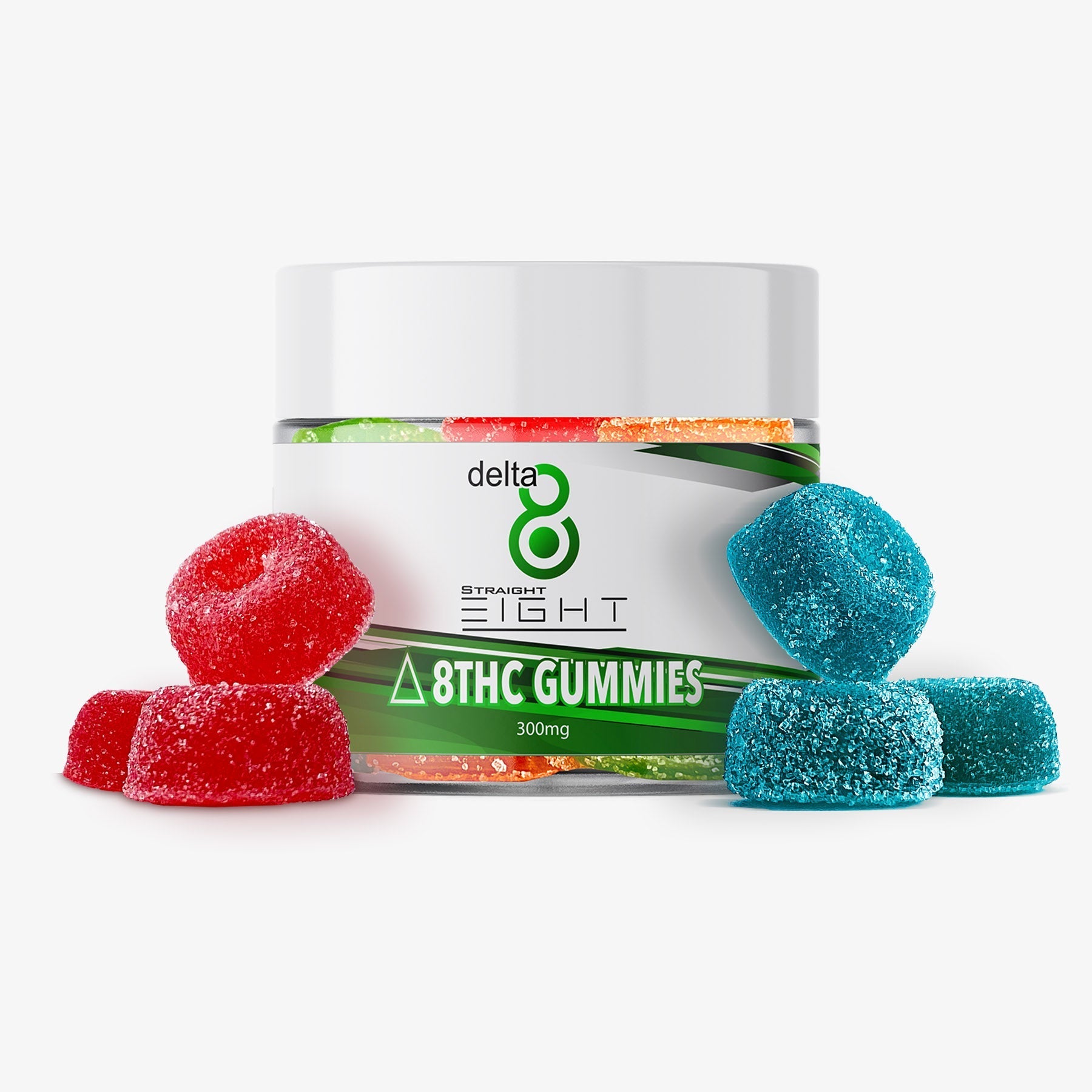 straight 8 delta 8 thc assorted gummies 10ct